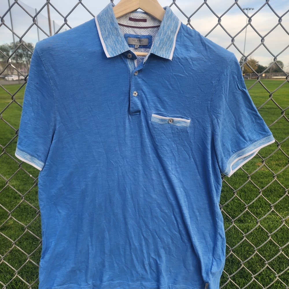Ted Baker Blue Polo Shirt